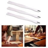 Maxbell Punching Leather Craft Ruler DIY Leather Crafting Tool for Drawing Household 2mm