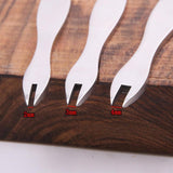 Maxbell Punching Leather Craft Ruler DIY Leather Crafting Tool for Drawing Household 3mm