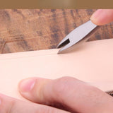 Maxbell Punching Leather Craft Ruler DIY Leather Crafting Tool for Drawing Household 3mm