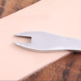 Maxbell Punching Leather Craft Ruler DIY Leather Crafting Tool for Drawing Household 3mm