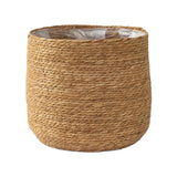 Woven Planters Basket Rustic Easy to Clean Container for Home Garden Bedroom