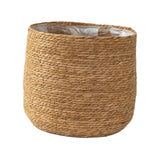 Woven Planters Basket Rustic Easy to Clean Container for Home Garden Bedroom