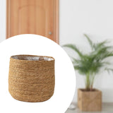 Woven Planters Basket Rustic Easy to Clean Container for Home Garden Bedroom