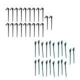 20Pcs Christmas Light Stakes Decor Outdoor Lawn Stakes for Garden Patio Path Green