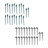 20Pcs Christmas Light Stakes Decor Outdoor Lawn Stakes for Garden Patio Path Green