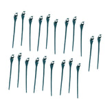 20Pcs Christmas Light Stakes Decor Outdoor Lawn Stakes for Garden Patio Path Green