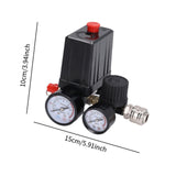 Maxbell Pressure Switch for Air Compressor 90-120 PSI Air Compressor Pressure Switch 15cmx10cm
