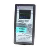 Transistors Tester Lightweight Esr Meter for Capacitors Inductors Resistance Black Shell