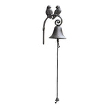 Maxbell Door Bell Cast Iron Metal Retro Dinner Bell for Outside Garden Indoor Outdoor
