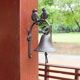 Maxbell Door Bell Cast Iron Metal Retro Dinner Bell for Outside Garden Indoor Outdoor