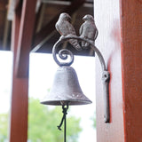 Maxbell Door Bell Cast Iron Metal Retro Dinner Bell for Outside Garden Indoor Outdoor