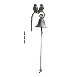 Maxbell Door Bell Cast Iron Metal Retro Dinner Bell for Outside Garden Indoor Outdoor