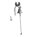 Maxbell Door Bell Cast Iron Metal Retro Dinner Bell for Outside Garden Indoor Outdoor