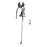 Maxbell Door Bell Cast Iron Metal Retro Dinner Bell for Outside Garden Indoor Outdoor