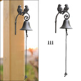 Maxbell Door Bell Cast Iron Metal Retro Dinner Bell for Outside Garden Indoor Outdoor
