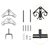 Maxbell Hose Rack Stand Yard Courtyard Lawn Washing Outdoor Garden Water Hose Holder