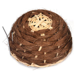 Maxbell Bird House Hanging Hut Blue Jays Parrot Bluebirds Handwoven Bamboo Bird Nest