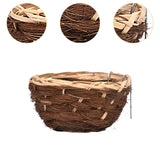 Maxbell Bird House Hanging Hut Blue Jays Parrot Bluebirds Handwoven Bamboo Bird Nest