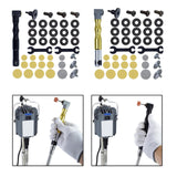 Maxbell 90 Degree Flex Shaft Rotary Tool Handpiece Shaping Engraving 90 Degree Elbow Black