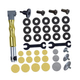 Maxbell 90 Degree Flex Shaft Rotary Tool Handpiece Shaping Engraving 90 Degree Elbow Golden