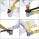 Maxbell 90 Degree Flex Shaft Rotary Tool Handpiece Shaping Engraving 90 Degree Elbow Golden