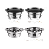 Maxbell Round Barbecue Grill Furnace Outdoor Grill for Backyard Outdoor Indoor Beach Style A