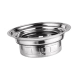 Maxbell Round Barbecue Grill Furnace Outdoor Grill for Backyard Outdoor Indoor Beach Style A