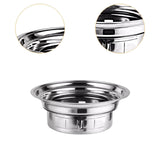 Maxbell Round Barbecue Grill Furnace Outdoor Grill for Backyard Outdoor Indoor Beach Style B