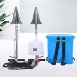 Maxbell Fertilizer Spreader Time Saving Gardening Tool for Farm Backyard Fruit Trees Spreader with Bucket