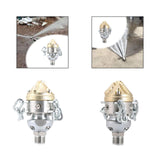 Maxbell Rotary Nozzle Small High Pressure Washer for Sludge Cleaning Dredging Sewers Type A