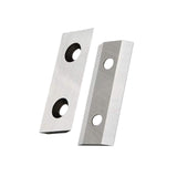 Maxbell 2Pcs Garden Shredder Knives Gardening Cutter Lawn Trees Wood Chipper Blades