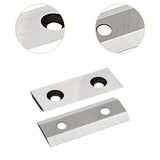 Maxbell 2Pcs Garden Shredder Knives Gardening Cutter Lawn Trees Wood Chipper Blades