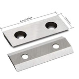 Maxbell 2Pcs Garden Shredder Knives Gardening Cutter Lawn Trees Wood Chipper Blades
