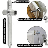 Maxbell The Ultimate Radiator Key Premium Radiator Bleed Key Stainless Steel Wrench