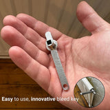 Maxbell The Ultimate Radiator Key Premium Radiator Bleed Key Stainless Steel Wrench