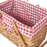 Picnic Basket Rustic Portable Fruit Bread Basket for Camping Kitchen Outdoor S