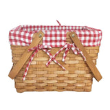 Picnic Basket Rustic Portable Fruit Bread Basket for Camping Kitchen Outdoor S