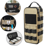 Maxbell Small Tool Bag Compact Wide Mouth with Handle for Plumber Handyman Carpenter