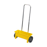 Maxbell Hand Push Seed Spreader Manure Spreader Drop Spreader for Ice Melt Lawn Salt