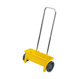 Maxbell Hand Push Seed Spreader Manure Spreader Drop Spreader for Ice Melt Lawn Salt