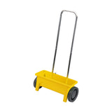 Maxbell Hand Push Seed Spreader Manure Spreader Drop Spreader for Ice Melt Lawn Salt
