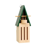 Maxbell Butterfly House with Feeder Easy to Install Versatile Wood Butterfly Shelter
