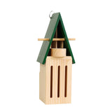 Maxbell Butterfly House with Feeder Easy to Install Versatile Wood Butterfly Shelter