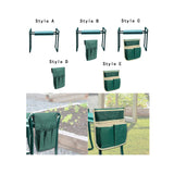 Maxbell Garden Kneeler Seat Green Multipurpose Compact Thick Sponge Padding Foldable Style A