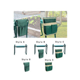 Maxbell Garden Kneeler Seat Green Multipurpose Compact Thick Sponge Padding Foldable Style A