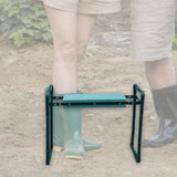 Maxbell Garden Kneeler Seat Green Multipurpose Compact Thick Sponge Padding Foldable Style A