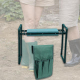 Maxbell Garden Kneeler Seat Green Multipurpose Compact Thick Sponge Padding Foldable Style B