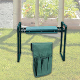 Maxbell Garden Kneeler Seat Green Multipurpose Compact Thick Sponge Padding Foldable Style B