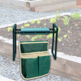 Maxbell Garden Kneeler Seat Green Multipurpose Compact Thick Sponge Padding Foldable Style C