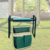 Maxbell Garden Kneeler Seat Green Multipurpose Compact Thick Sponge Padding Foldable Style C